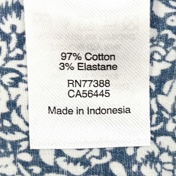 J. Crew Bow-Tie Back Blue Floral Cotton Sleeveless Halter Top NWT - Picture 8 of 8